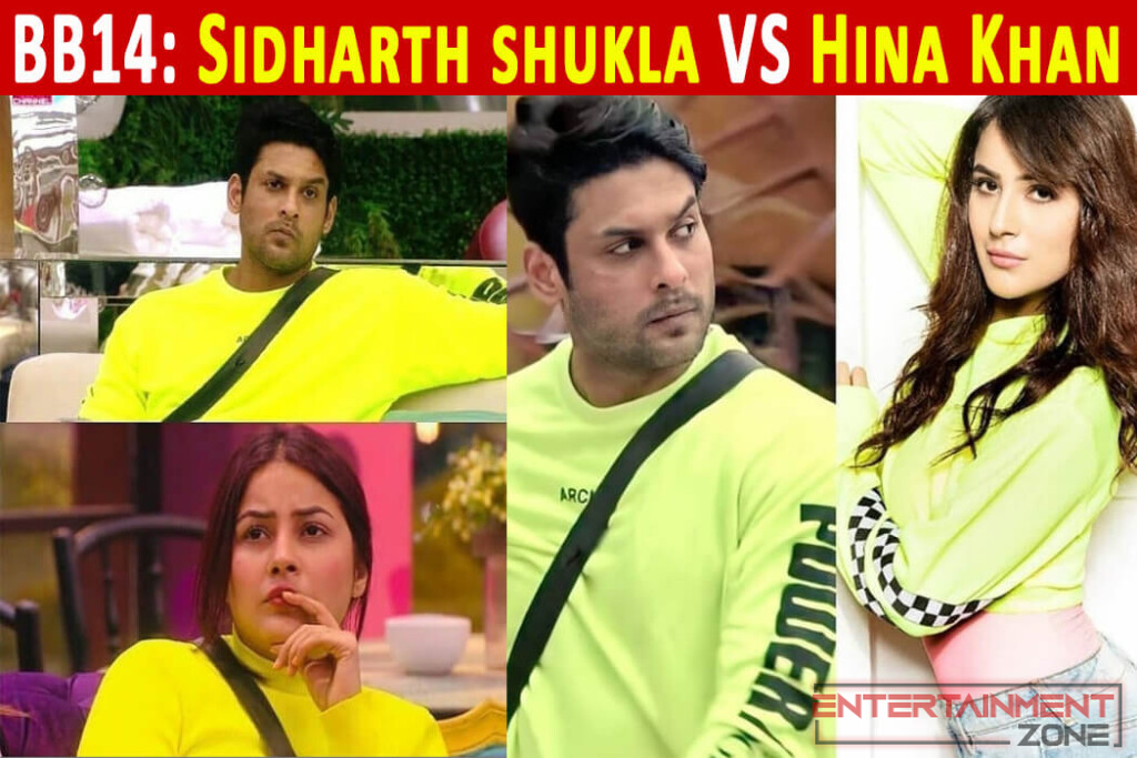 Bigg Boss 14 Sidharth and Hina Khan Fight