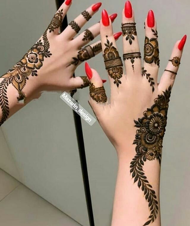 Hand Mehndi Design - 6