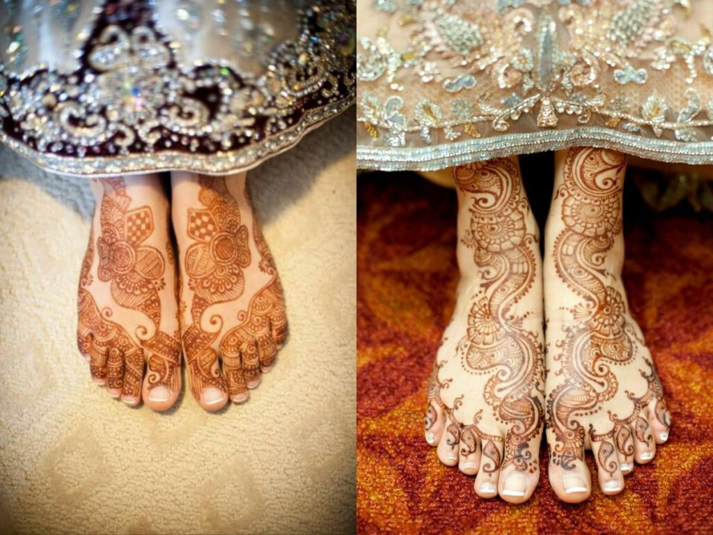 Feet Mehndi Design - 11